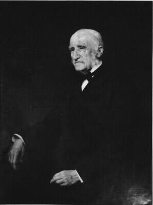 Portrait of Mark Hopkins (1802-1887), Class of 1824, Fourth President of Williams College 1836-1872, College Trustee 1872-1887